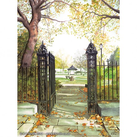 Gates to Falkner Square Liverpool