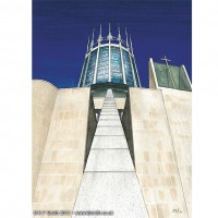 The Liverpool Catholic Cathedral (or Metropolitan Cathedral)